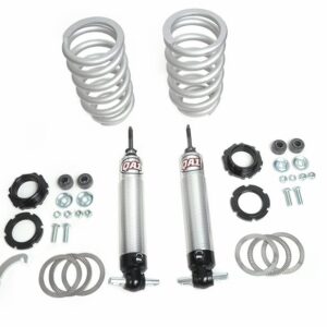 1955-1957 Tri Five Chevy Front Coilover Kit with QA1 Single Adjustable Shocks for Small Block Applications Part Number: GWS-324-500