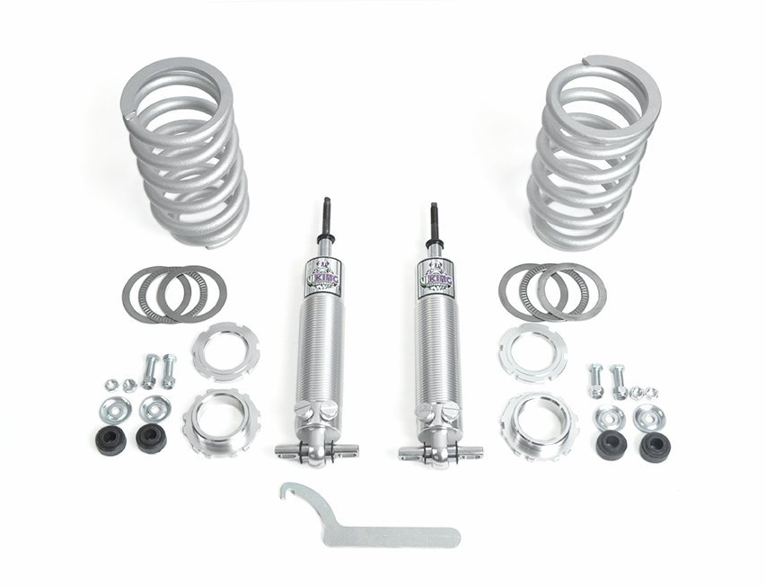 1955-1957 Tri Five Bel-air Nomad 210 Viking Double Adjustable Coilover Kit for Small Block Application Part Number: GWSV-313-450