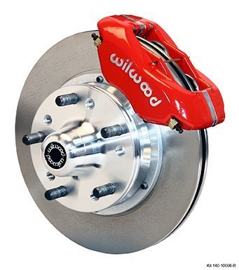 1964-1972 GM A-Body 4 Piston Caliper 11″ Rotor Front Brake Kit for Disc Brake Spindle Part Number: W140-10996-R