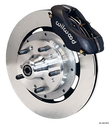 1964-1972 GM A-Body 4 Piston Caliper 12″ Rotor Front Brake Kit for Disc Brake Spindle Part Number: W140-7675