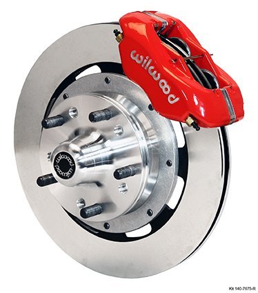 1964-1972 GM A-Body 4 Piston Caliper 12″ Rotor Front Brake Kit for Disc Brake Spindle Part Number: W140-7675-R