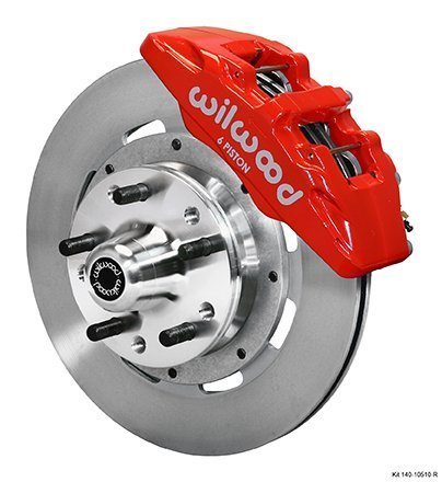 1964-1972 GM A-Body for Disc Brake Spindle 6 Piston Calipers 12″ Rotor Front Brake Kit Part Number: W140-10510_c