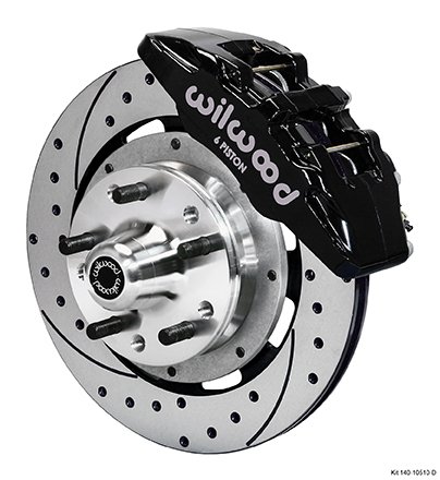 1964-1972 GM A-Body for Disc Brake Spindle 6 Piston Calipers 12″ Rotor Front Brake Kit Part Number: W140-10510-D