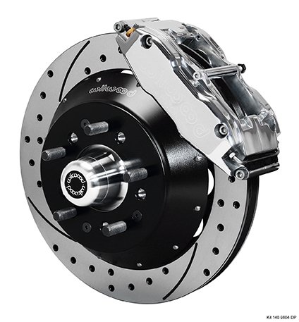 1964-1972 GM A-Body 6 Piston 14″ Rotor Front Brake Kit for Disc Brake Spindle Part Number: W140-9804-DP