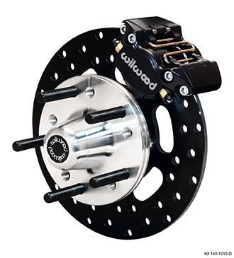 (1964-1972 A-Body) (1970-1972 Monte Carlo for Disc Brake Spindle) Drag Race 2 Piston Calipers 10″ Rotor Front Brake Kit Part Number: W140-1016-D_