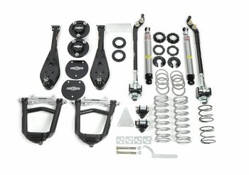 1971-1973 Mustang Coilover Front End Kit: Negative Roll/Big Block (QA-1 Single Adjustable) COMNR-7173TBS