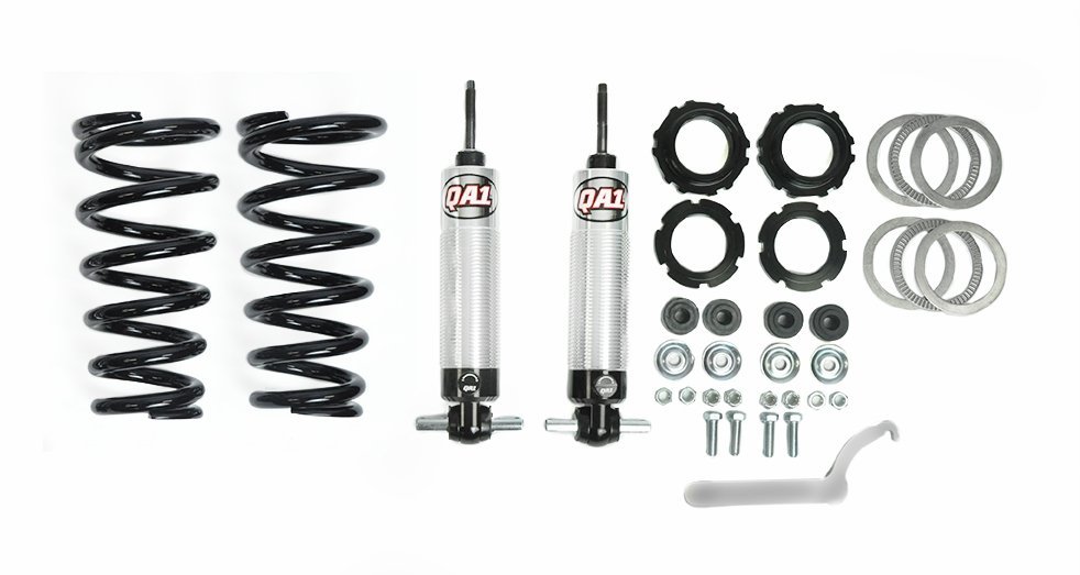 1968-1972 A-Body Coilover Kit with a 500 Spring Rate and QA1 single adjustable Shocks for Small Block Applications Part Number: GWS-103-500