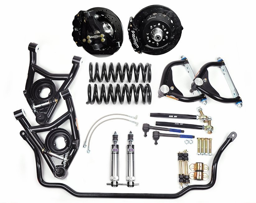 1971-1972 GM A-body Front Big Block Handling Package Using Standard Springs with Modular Spindles Part Number: KT423-SC12B