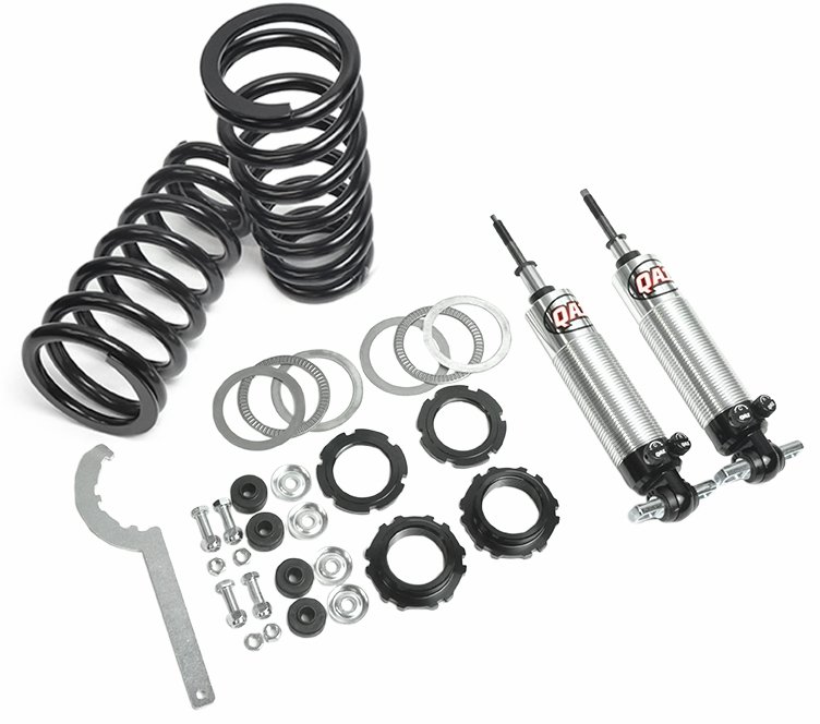 1967-1969 Camaro, Firebird, 1968-1974 Nova, Front Coilover Kit with a 350 spring rate and QA1 Double Adjustable Shocks Part Number: GWSQ-401-10350