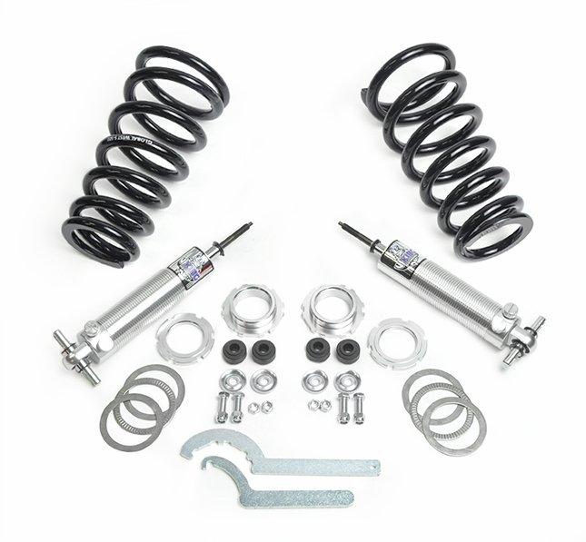 1964-1967 A-Body Front Small Block Coilover kit using Viking Double Adj shocks 450 rate springs Part Number GWSV-321-450