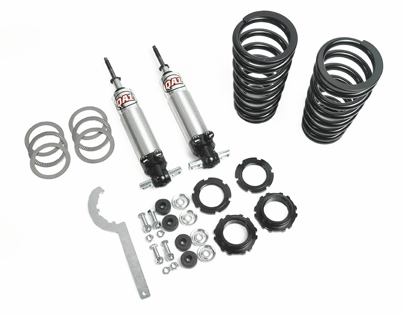 1967 1968 1969 GM F-Body Front Coilover Kit with a 500 spring rate and QA1 Double Adjustable Shocks Part Number: GWSQ-401-10500