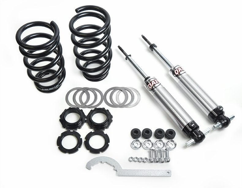 1958-1964 GM Impala Biscayne Front Coilover Kit with QA1 Single Adjustable Shocks for Big Block Applications Part Number: GWS-5864SB