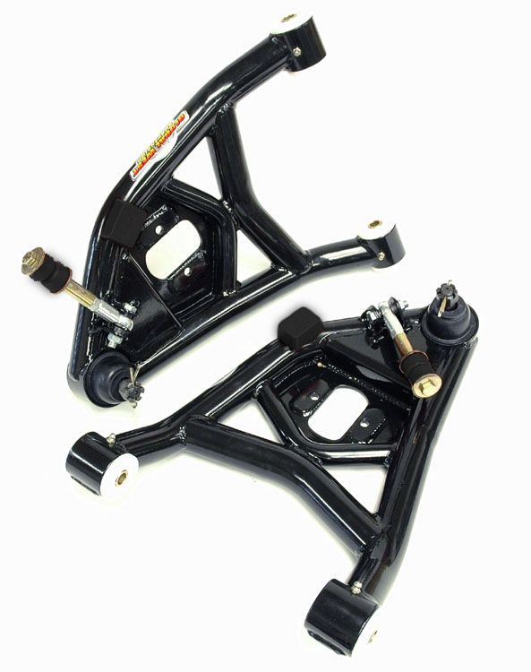 1964-1972 A-body Front Lower Tubular Negative Roll Control Arms with Del-A-Lum Bushings for Coilover Applications Part Number: CNR-42H