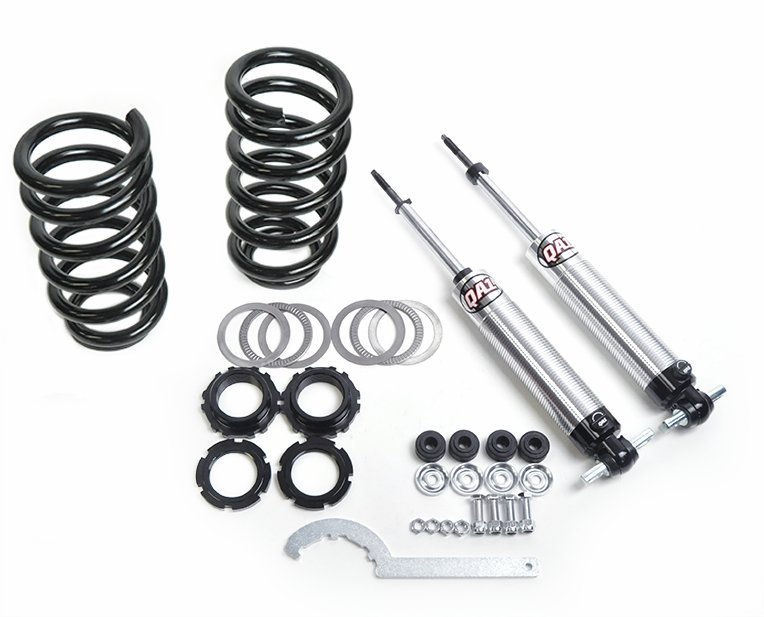 1958-1964 GM Impala Biscayne Front Coilover Kit with QA1 Single Adjustable Shocks for Small Block Applications Part Number: GWS-5864S