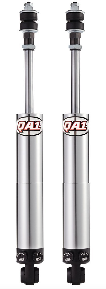 QA1 Double Adjustable Rear Shocks for Mono-Leaf Applications Part Number: QTD-703