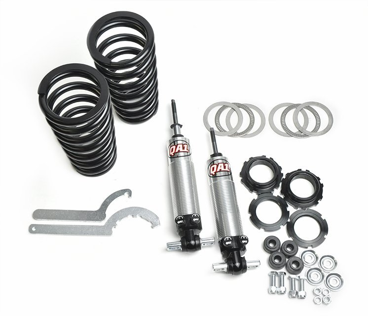 Front Coilover Kit with a 500 Spring Rate and QA1 double adjustable Shock for Small Block Applications Part Number: GWSQ-101-500