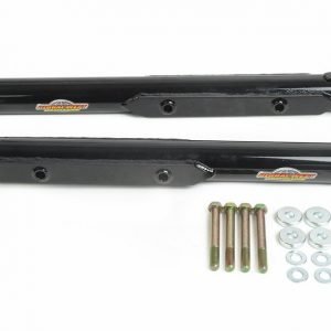 1964-1972 GM A-body Rear Lower Tubular Control Arms with Del-A-Lum Bushings and Spherical Bearings with Side Mount for Sway Bar Part Number: TBC-4