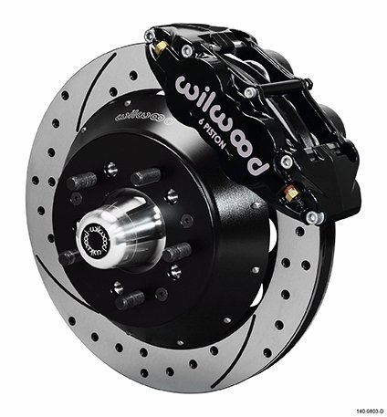 1964-1972 GM A-Body 6 Piston Calipers Drilled and Slotted 13″ Rotor Disc Brake Conversion Part Number: W140-9803D